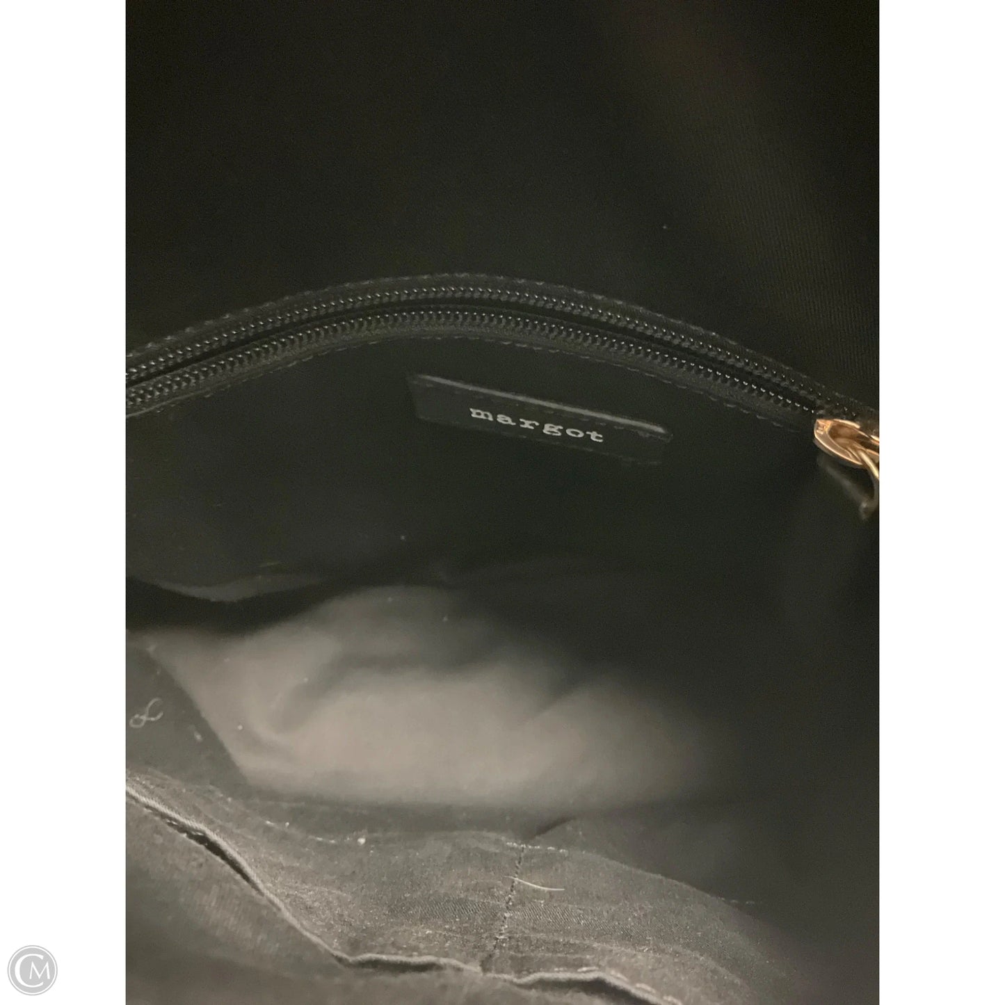Handbag Leather By Margot, Size: Medium