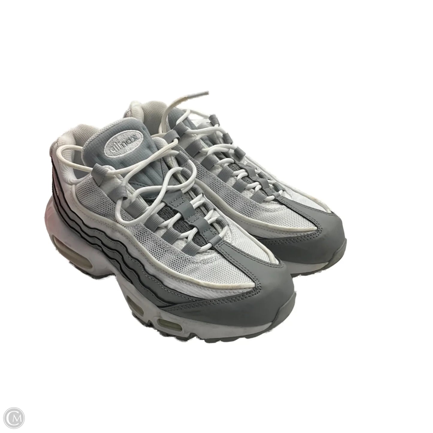Shoes Sneakers By Nike In Grey & White, Size: 8