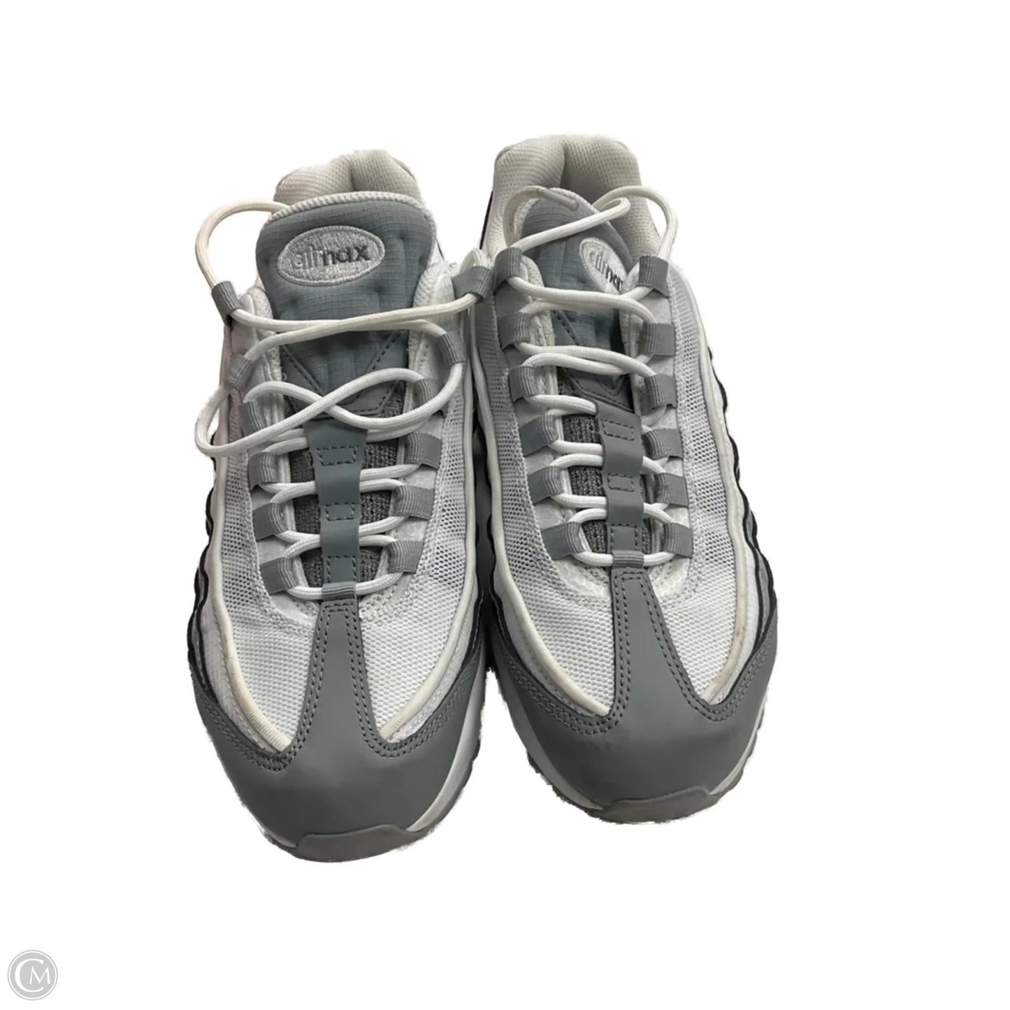 Shoes Sneakers By Nike In Grey & White, Size: 8