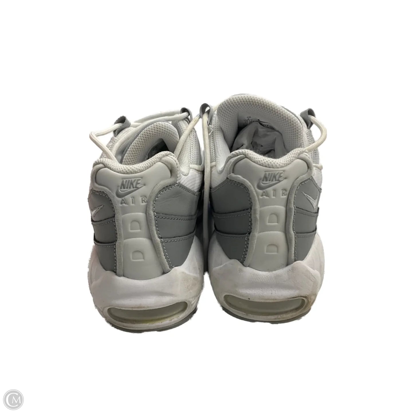 Shoes Sneakers By Nike In Grey & White, Size: 8