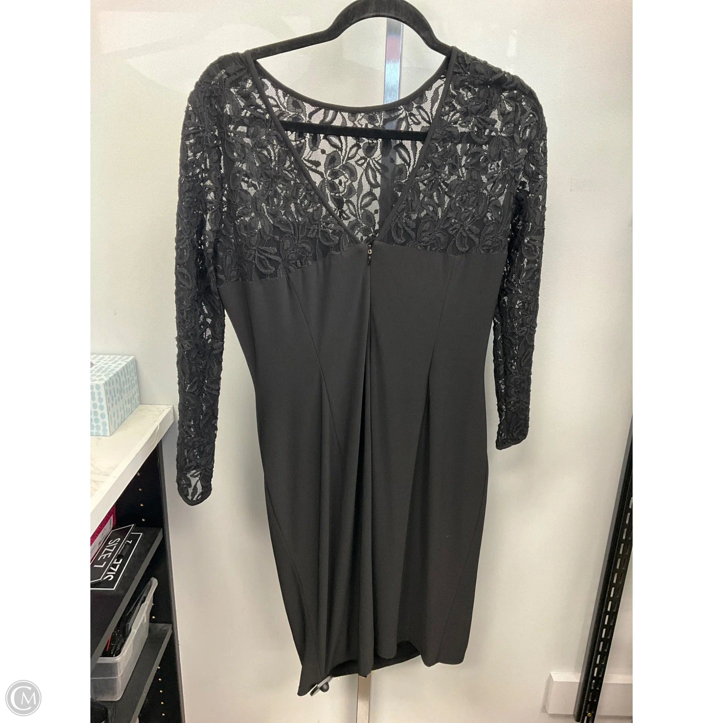 Dress Party Short By Evan-picone In Black, Size: 14