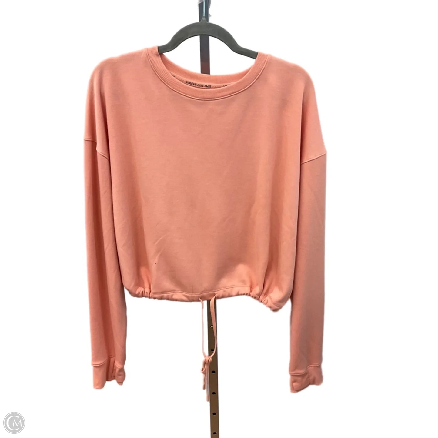 Top Long Sleeve By Tek Gear In Orange, Size: Xl