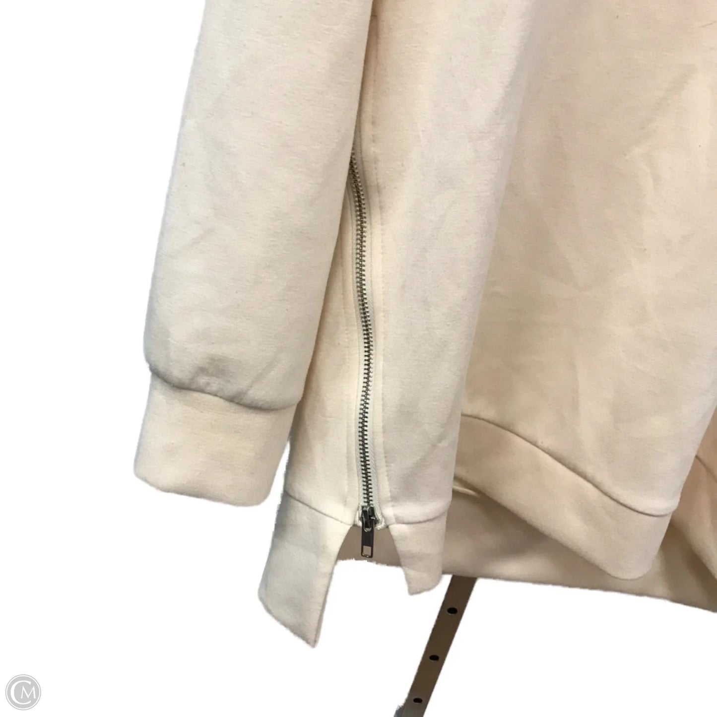 Top Long Sleeve By Arabess In Cream, Size: M