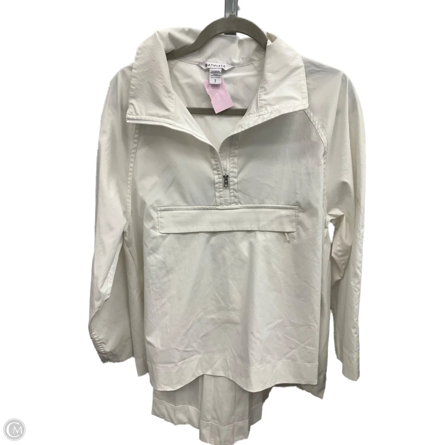 Top Long Sleeve By Athleta In White, Size: S