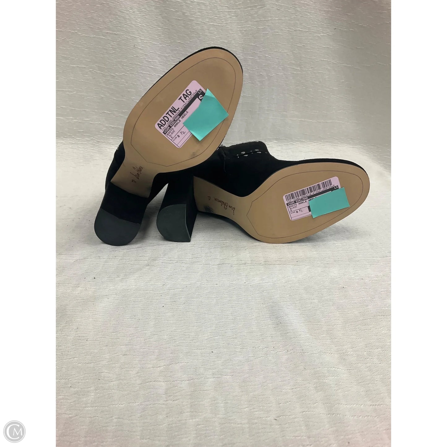 Boots Ankle Heels By Sam Edelman In Black, Size: 8
