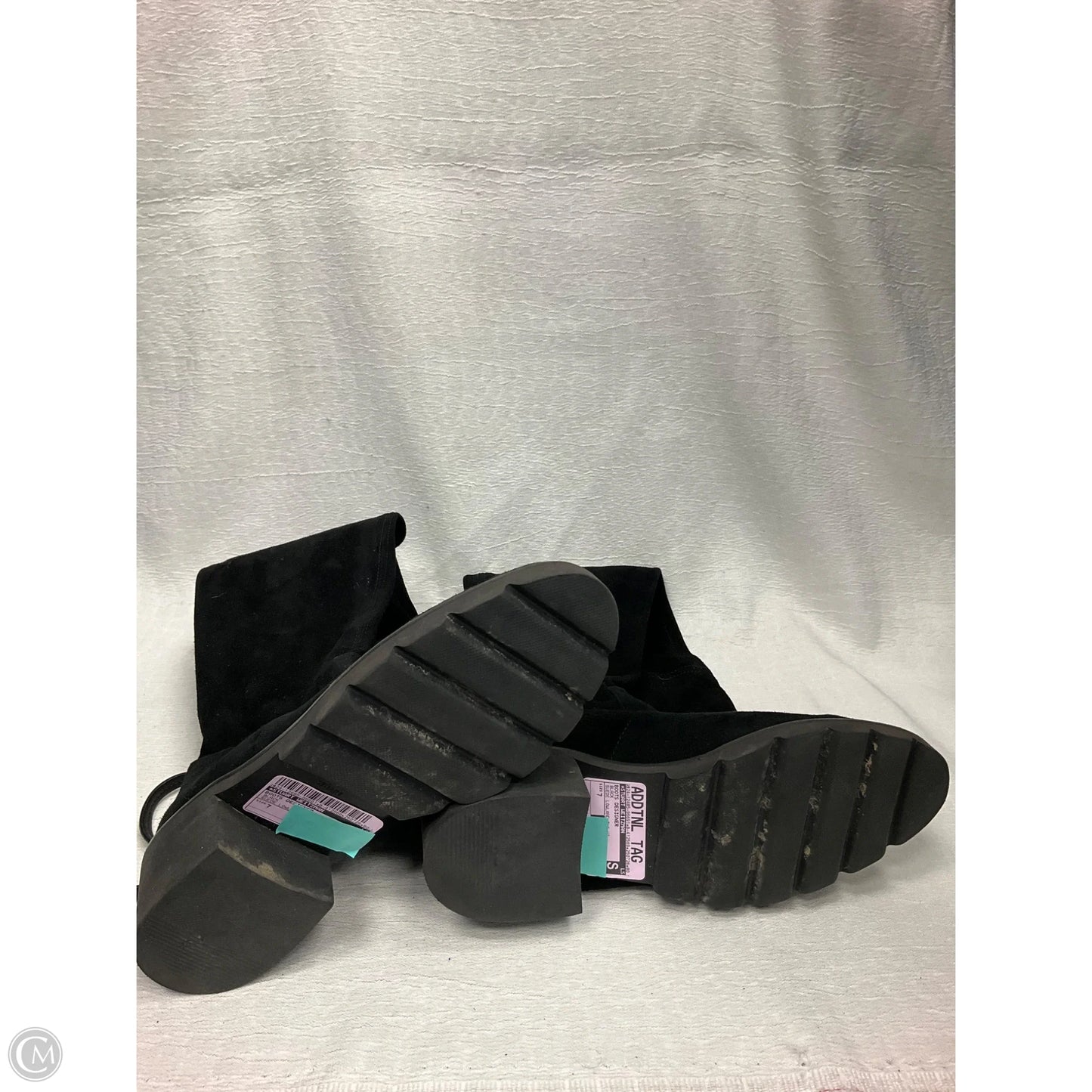 Boots Designer By Stuart Weitzman In Black, Size: 7