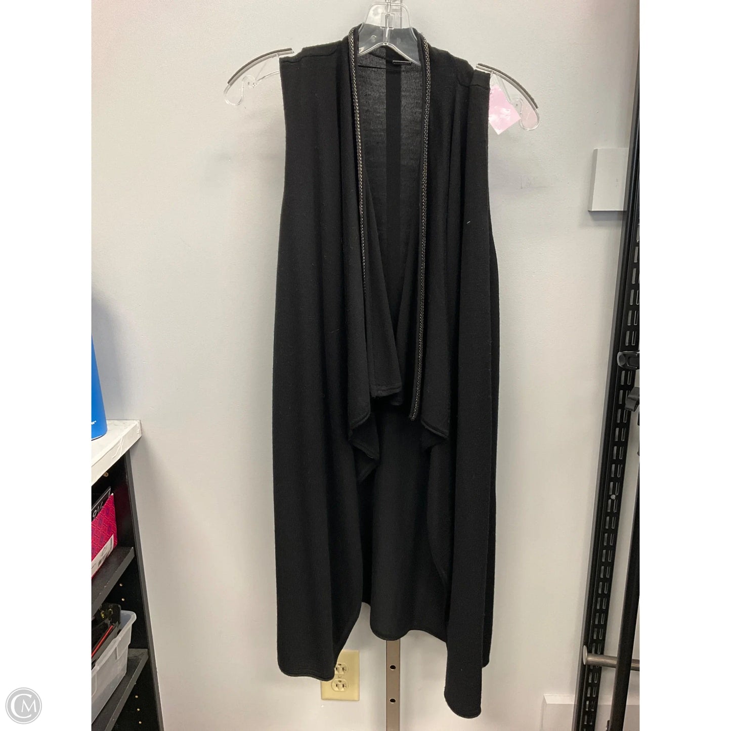 Sweater Cardigan By Elie Tahari In Black, Size: M
