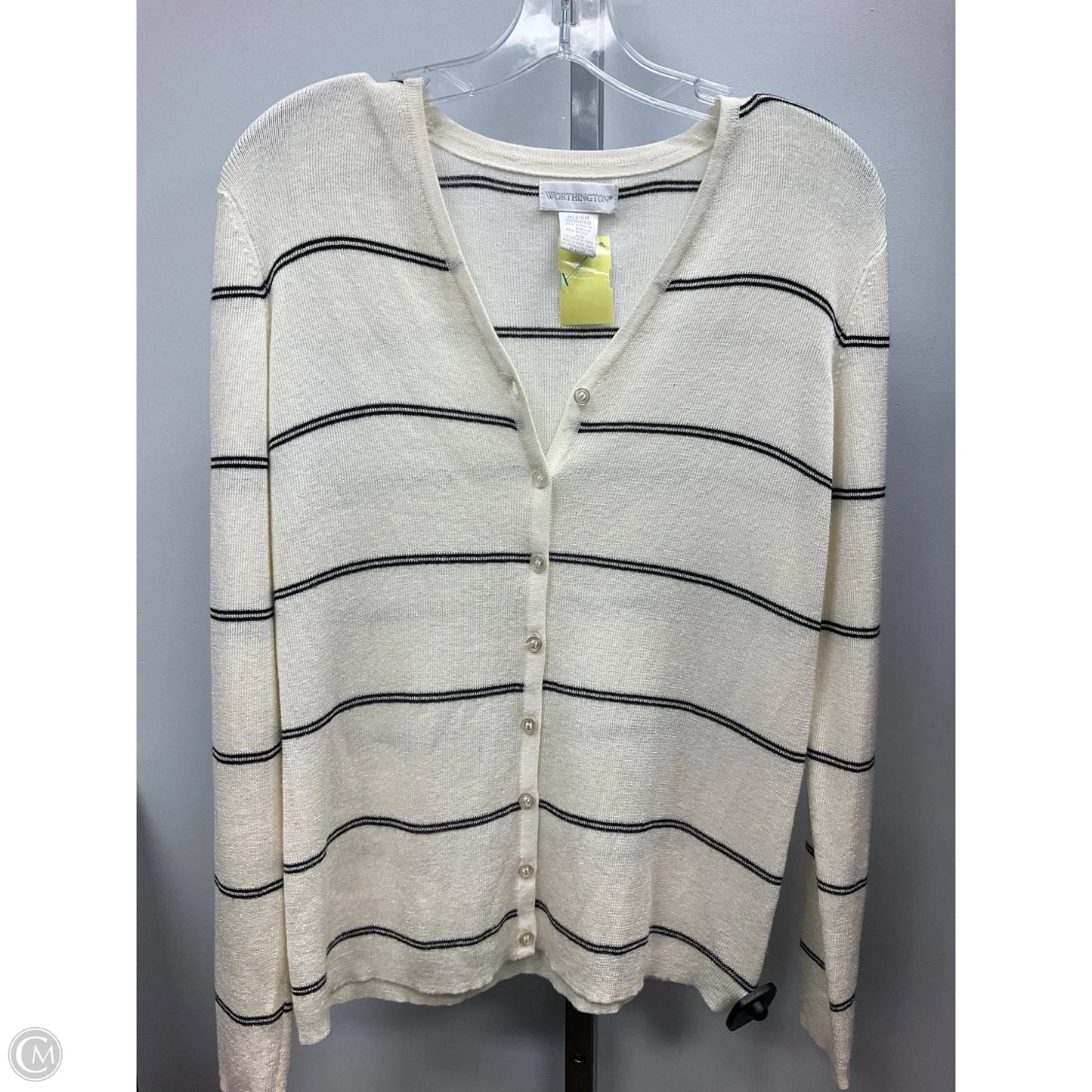 Sweater By Worthington In Cream, Size: M