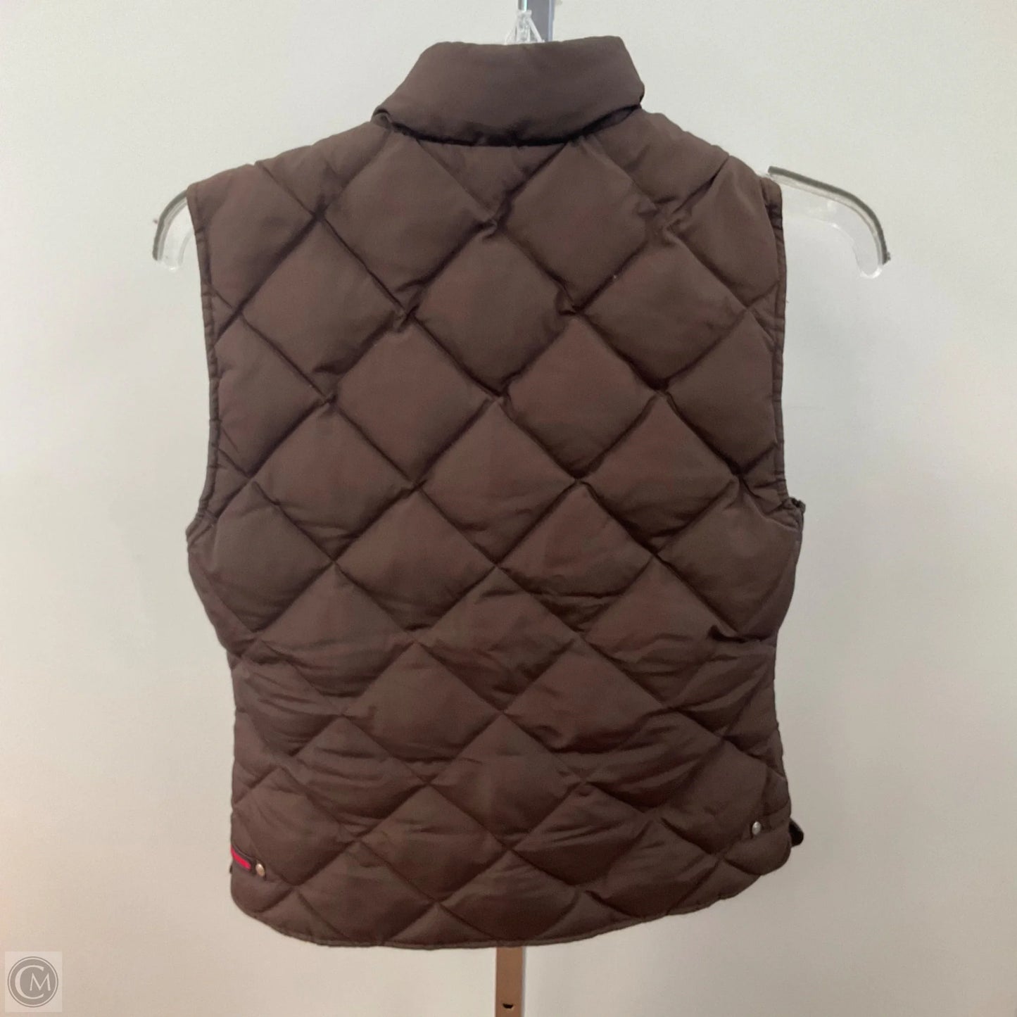 Vest Puffer & Quilted By Tommy Hilfiger In Brown, Size: Xs