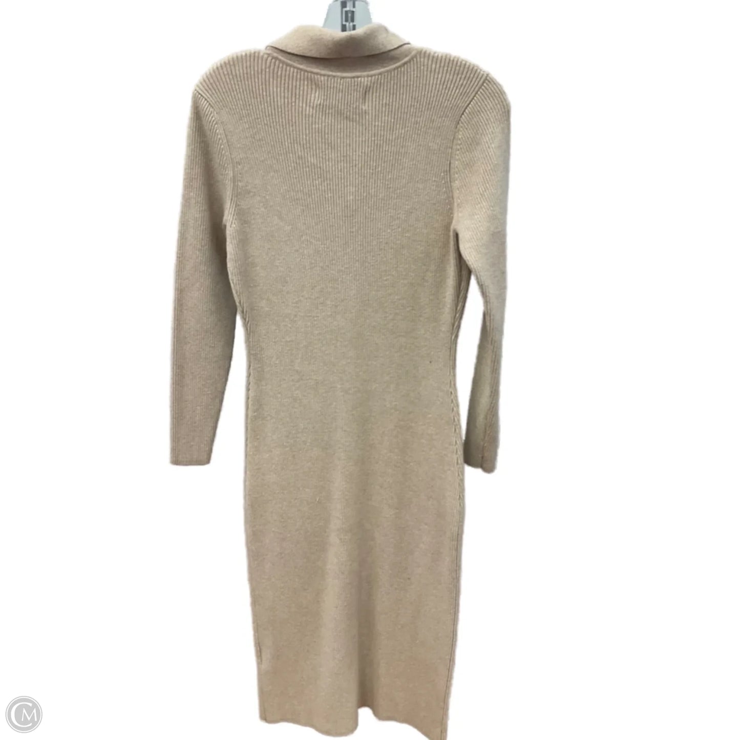 Dress Sweater By Abercrombie And Fitch In Tan, Size: L