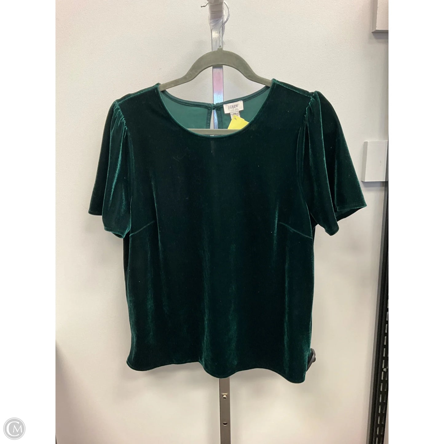 Top Short Sleeve By J. Crew In Green, Size: M