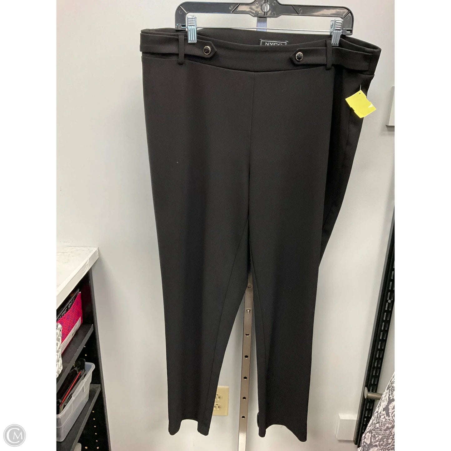 Pants Dress By Clothes Mentor In Black, Size: 18