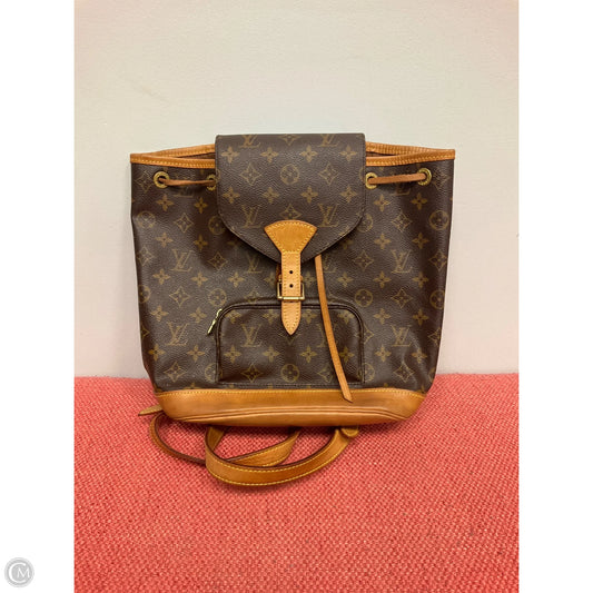 Backpack Luxury Designer By Louis Vuitton, Size: Medium