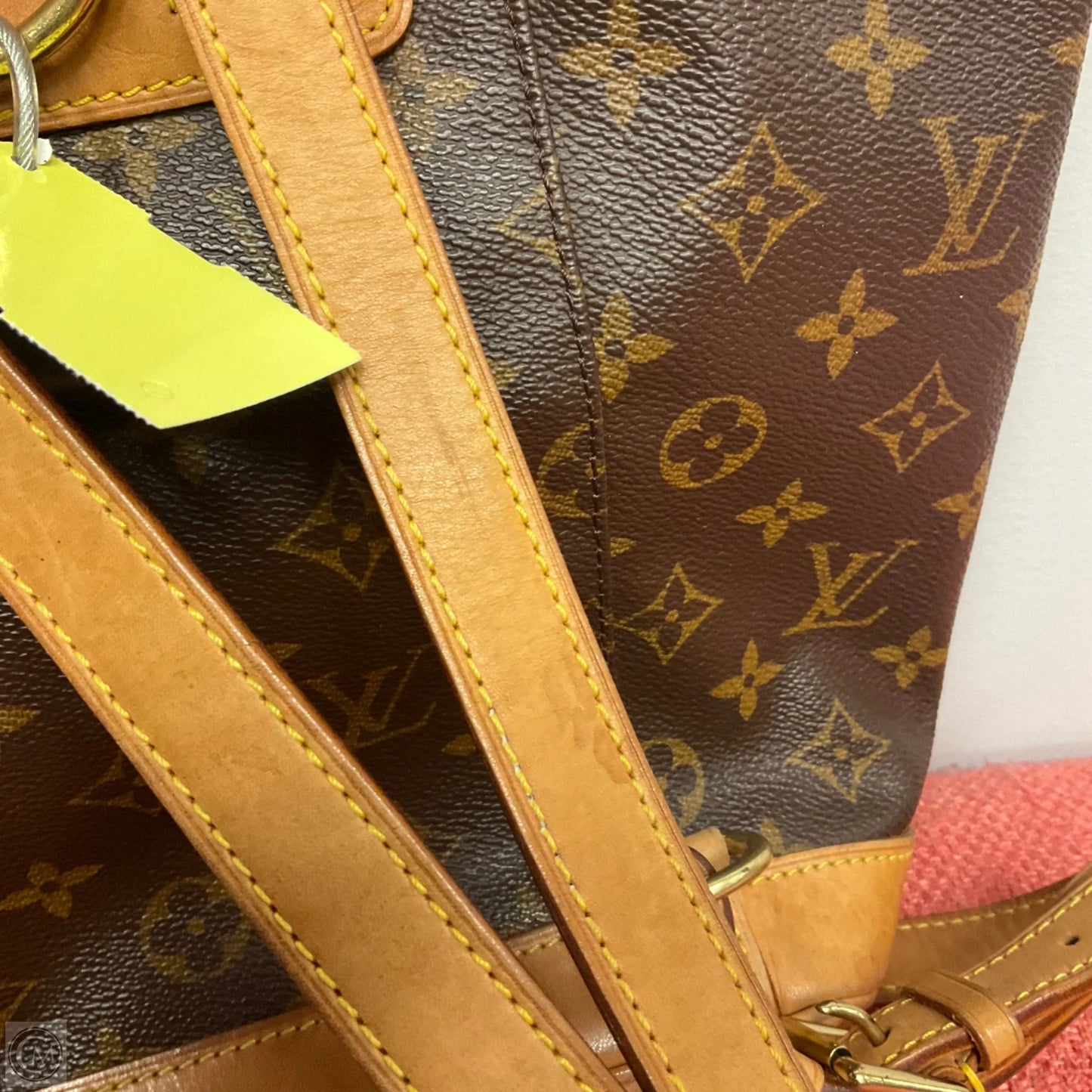 Backpack Luxury Designer By Louis Vuitton, Size: Medium