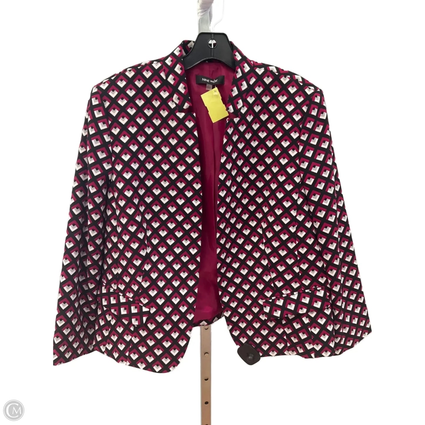 Blazer By Style And Company In Geometric Pattern, Size: 14