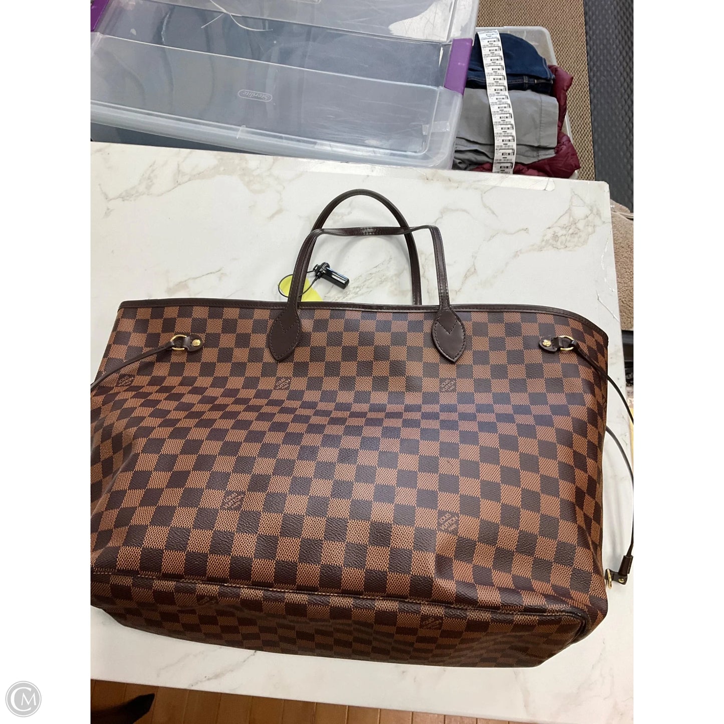 Tote Luxury Designer By Louis Vuitton, Size: Large