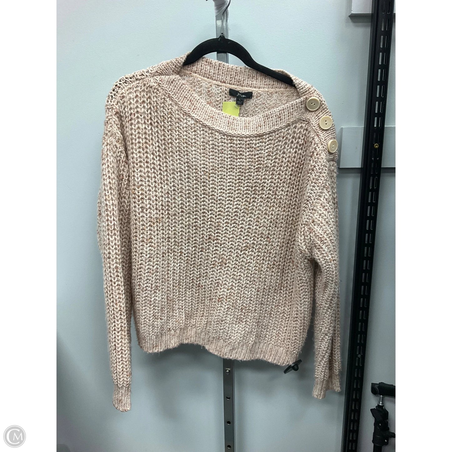 Sweater By J. Crew In Peach, Size: L