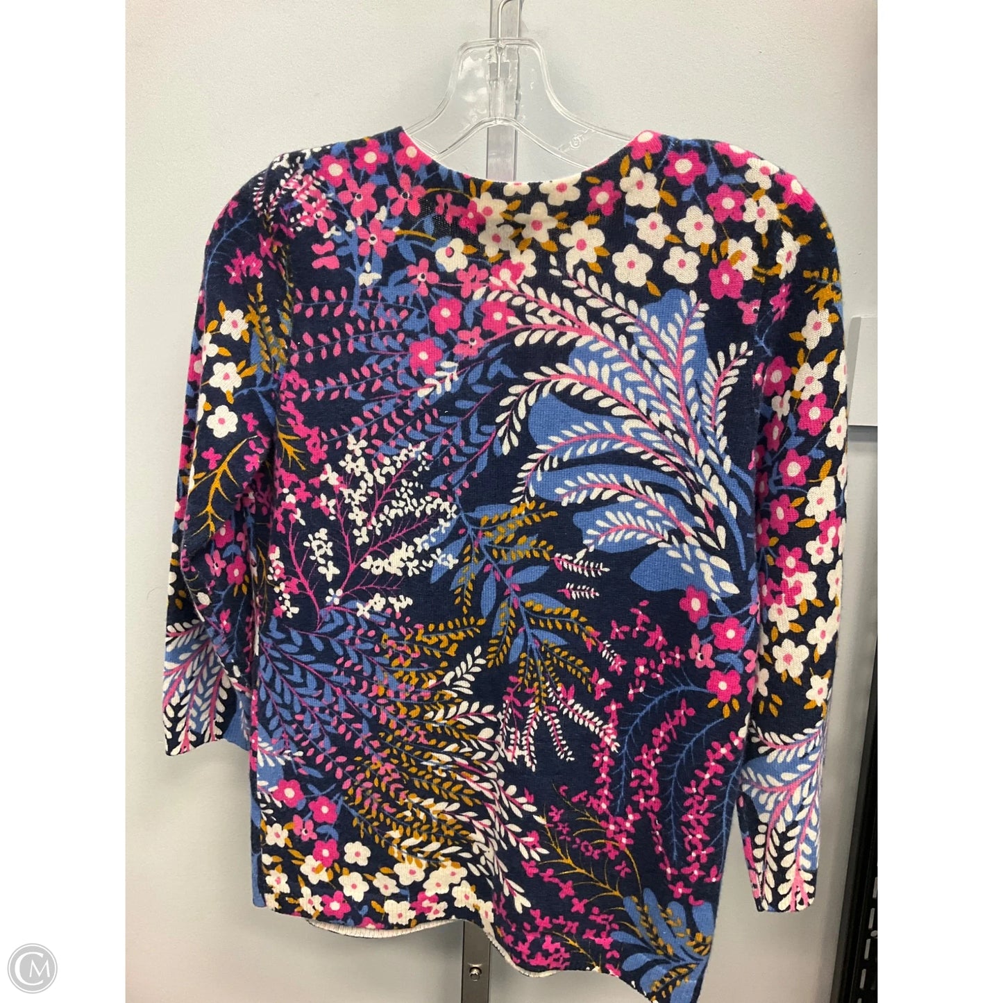 Sweater Cashmere By Talbots In Floral Print, Size: Sp