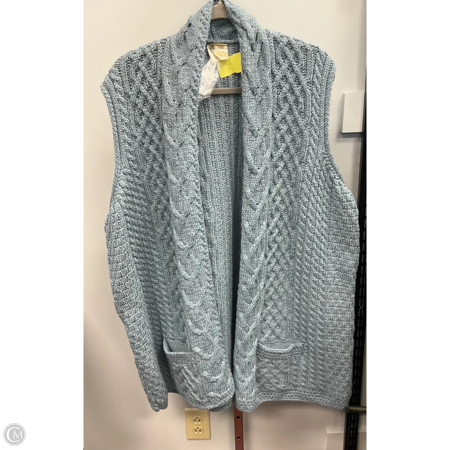 Vest Sweater By Cmc In Blue, Size: Xxl