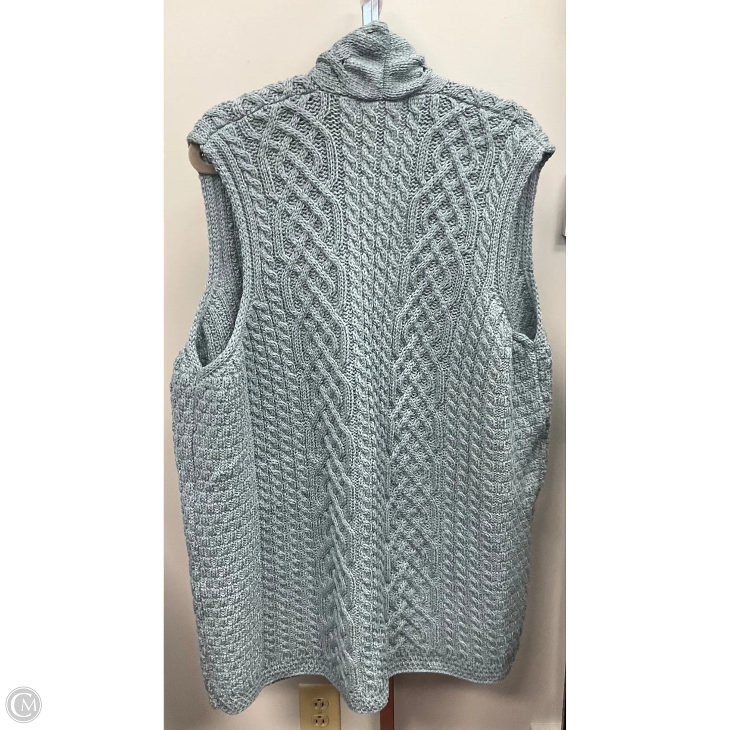 Vest Sweater By Cmc In Blue, Size: Xxl