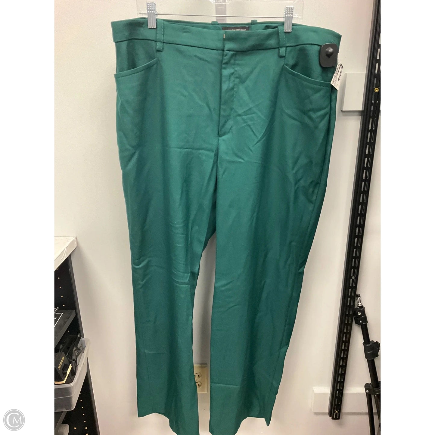 Pants Dress By Banana Republic In Green, Size: 18