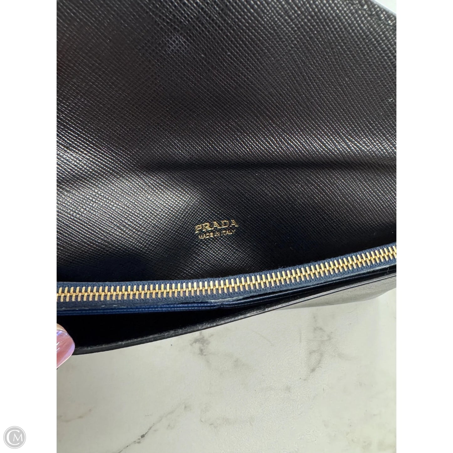 Wallet Luxury Designer By Prada, Size: Large