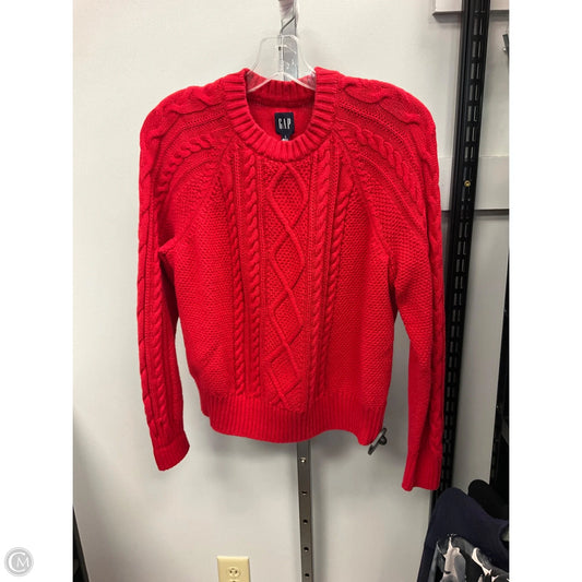 Sweater By Gap In Red, Size: L