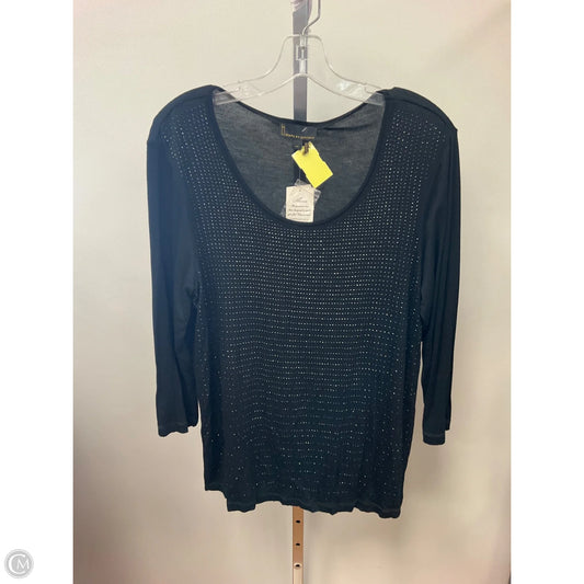 Top Long Sleeve By Jeanstar In Black, Size: L