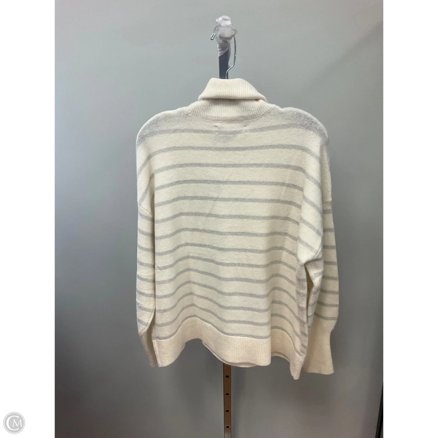 Sweater By Loft In Cream, Size: L