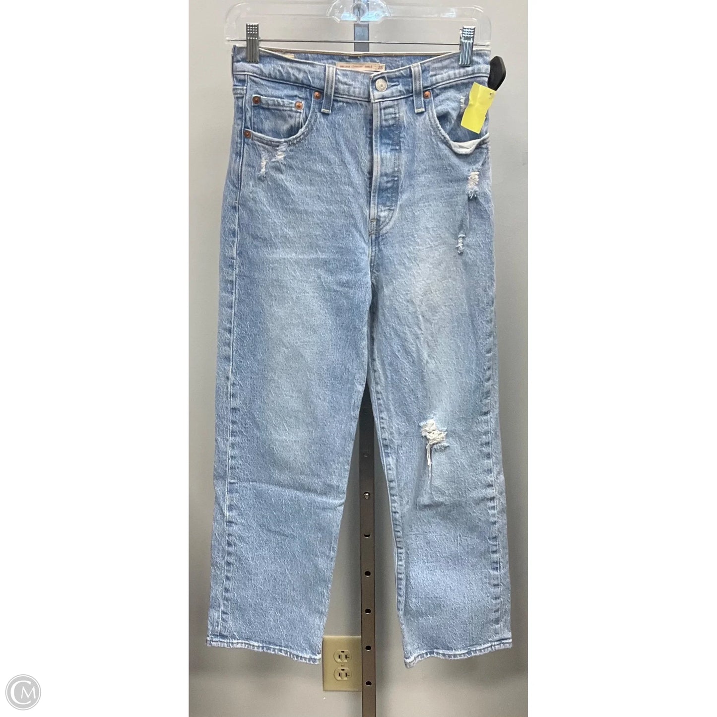 Jeans Boyfriend By Levis In Blue Denim, Size: 2