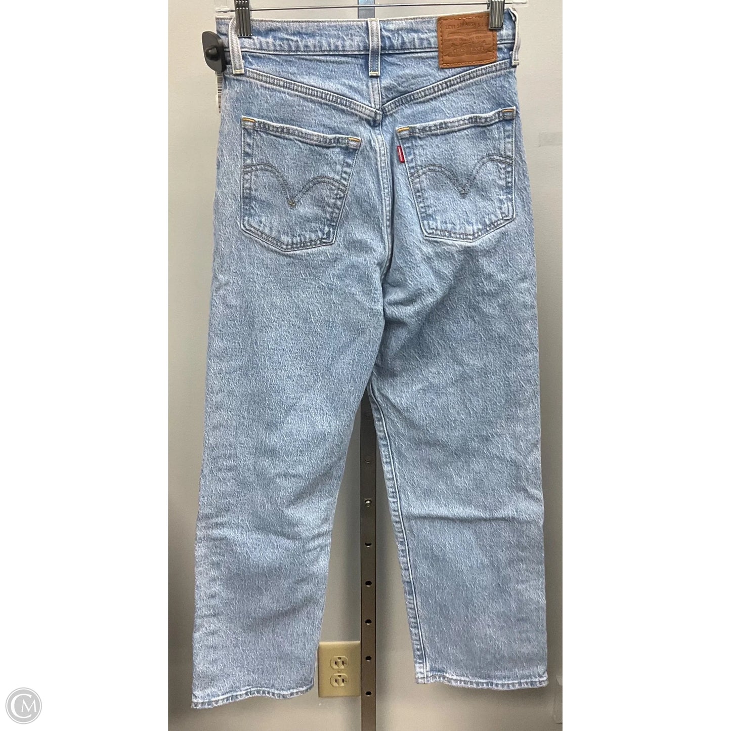 Jeans Boyfriend By Levis In Blue Denim, Size: 2