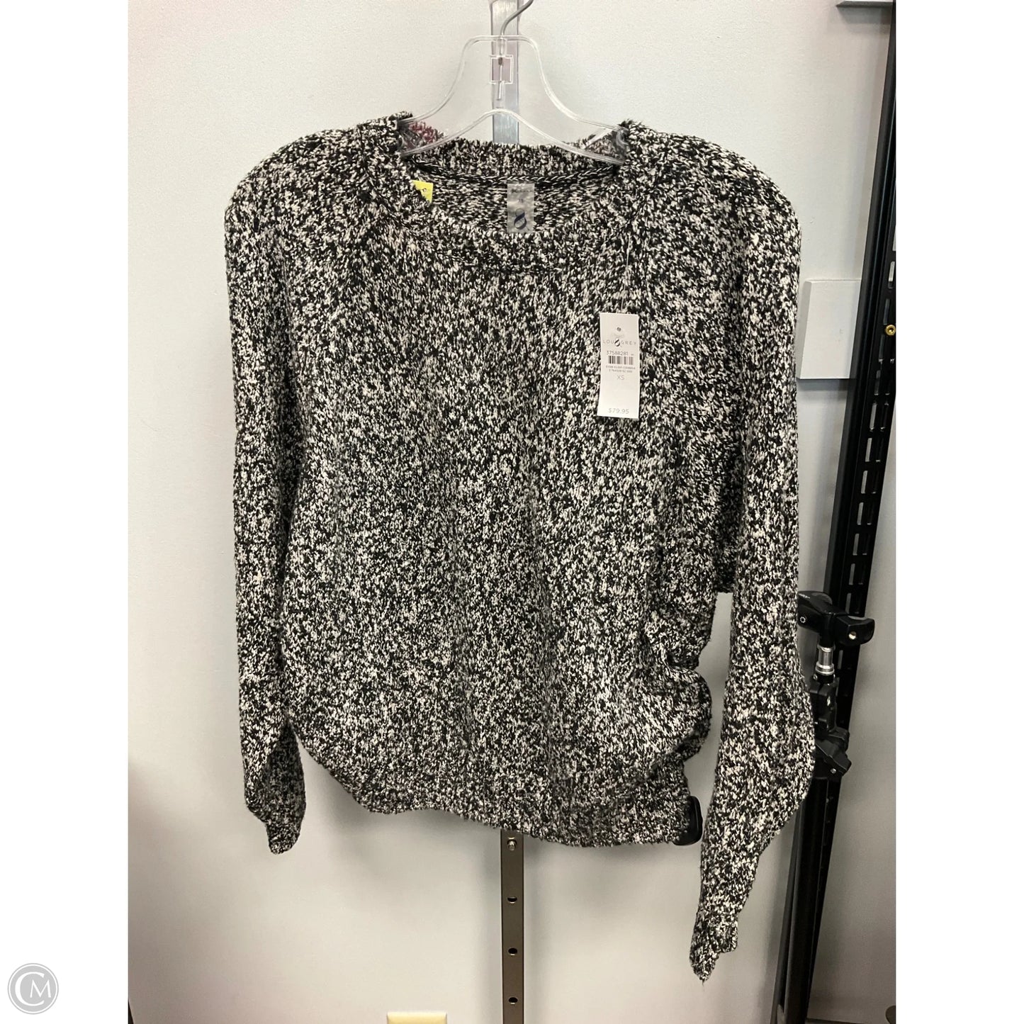 Sweater By Lou And Grey In Black & White, Size: Xs