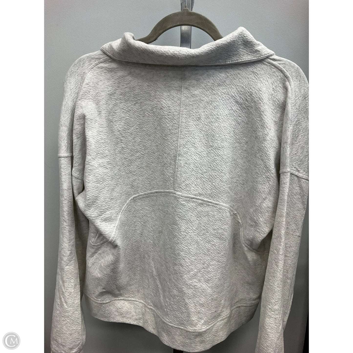 Top Long Sleeve By Danskin In Grey, Size: S