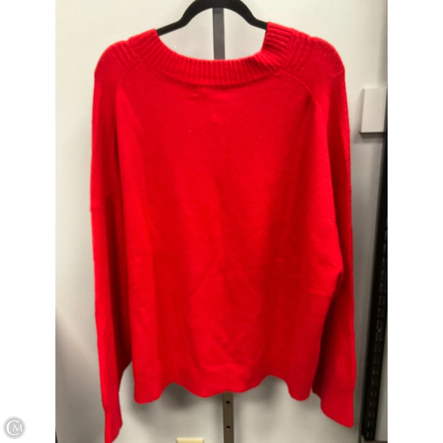 Sweater By J. Crew In Red, Size: 2x