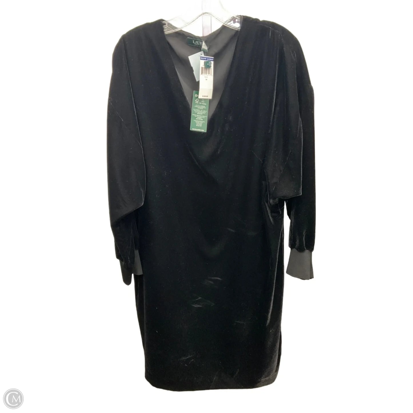 Dress Party Short By Lauren By Ralph Lauren In Black, Size: 14