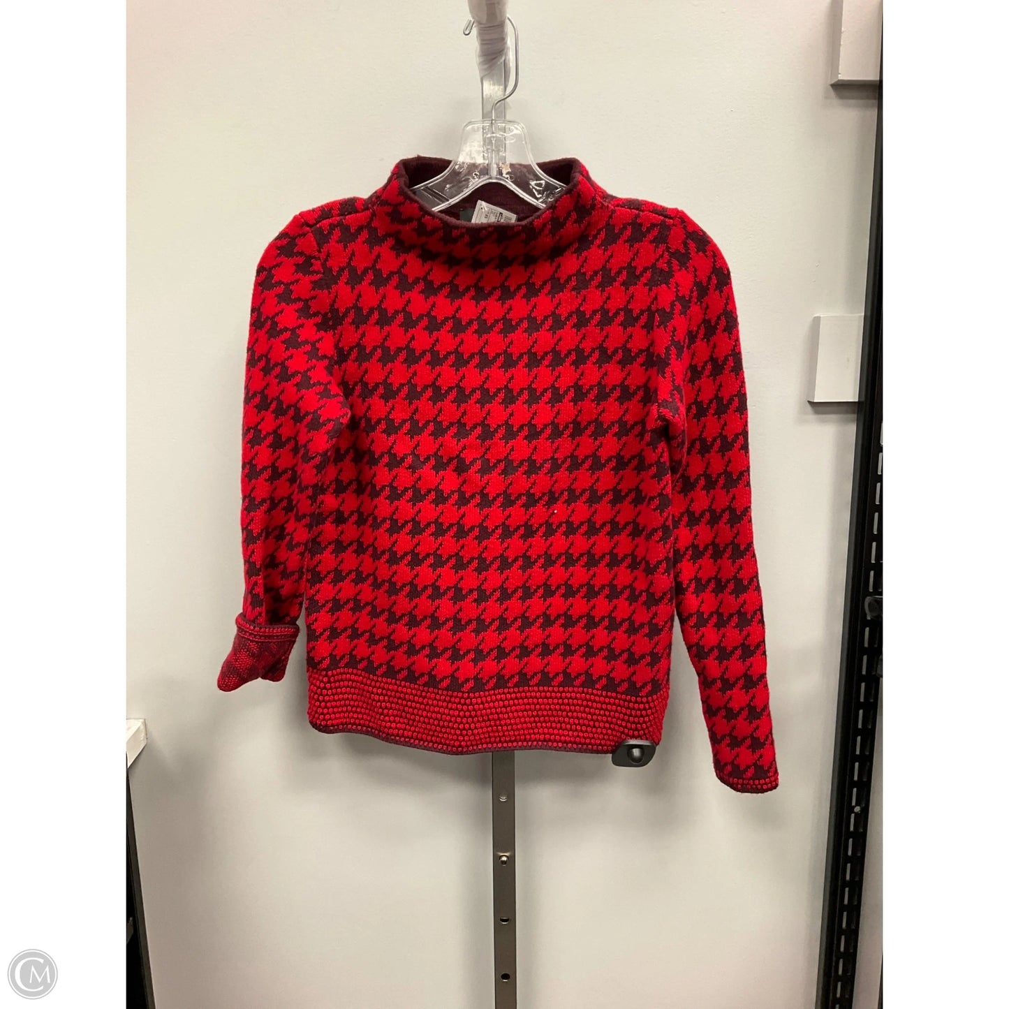 Sweater By Ann Taylor In Red, Size: Xs