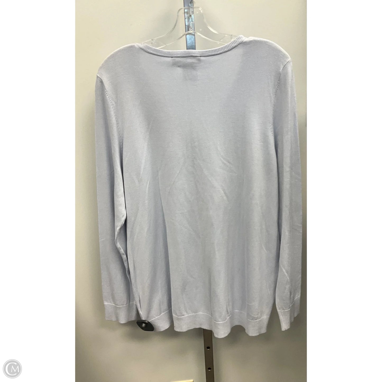 Sweater By Ellen Tracy In Blue, Size: L