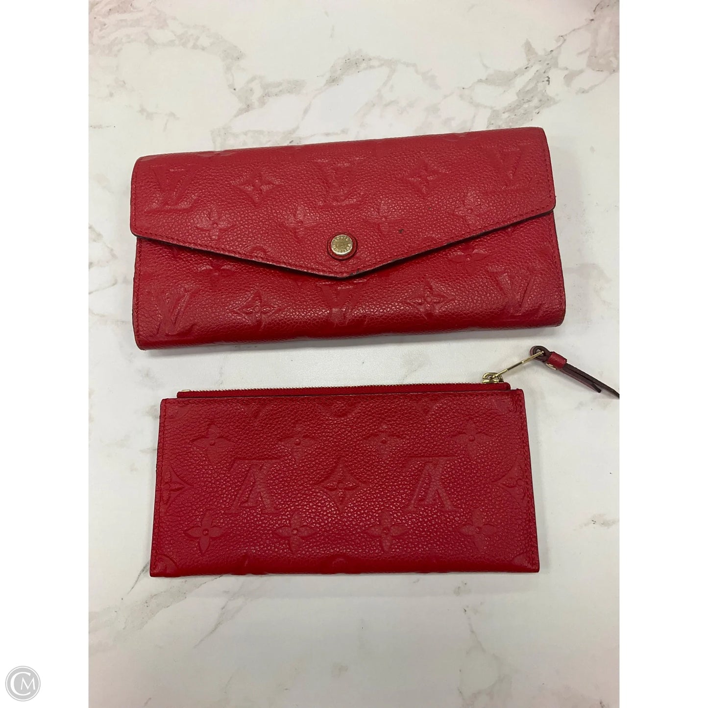Wallet Luxury Designer By Louis Vuitton, Size: Large