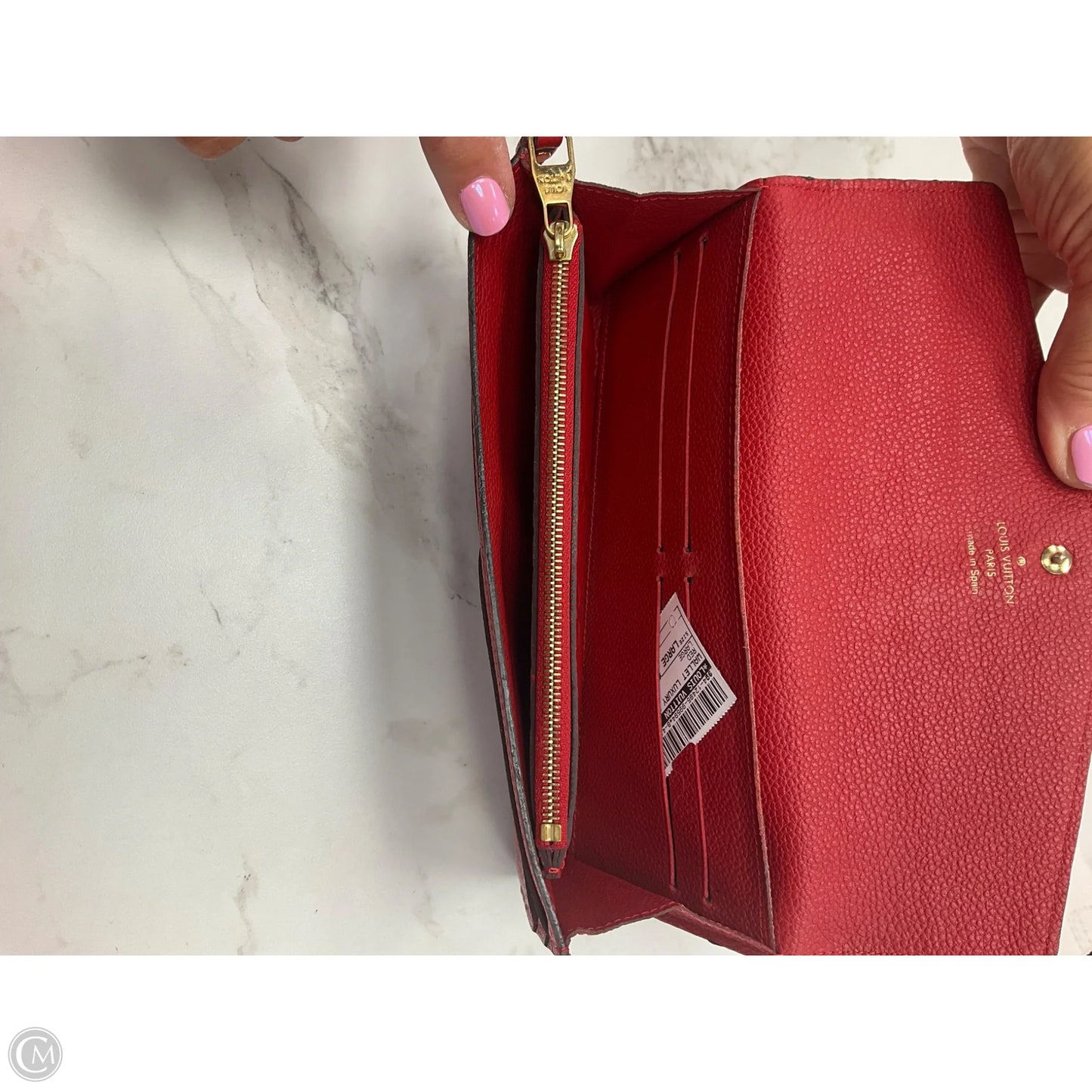 Wallet Luxury Designer By Louis Vuitton, Size: Large