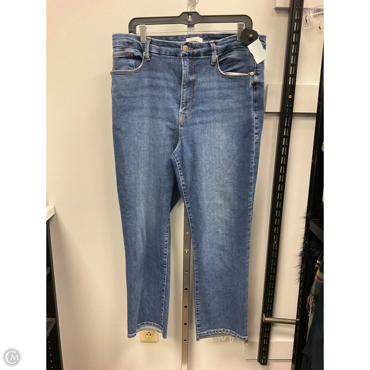 Jeans Boyfriend By Good American In Blue Denim, Size: 14
