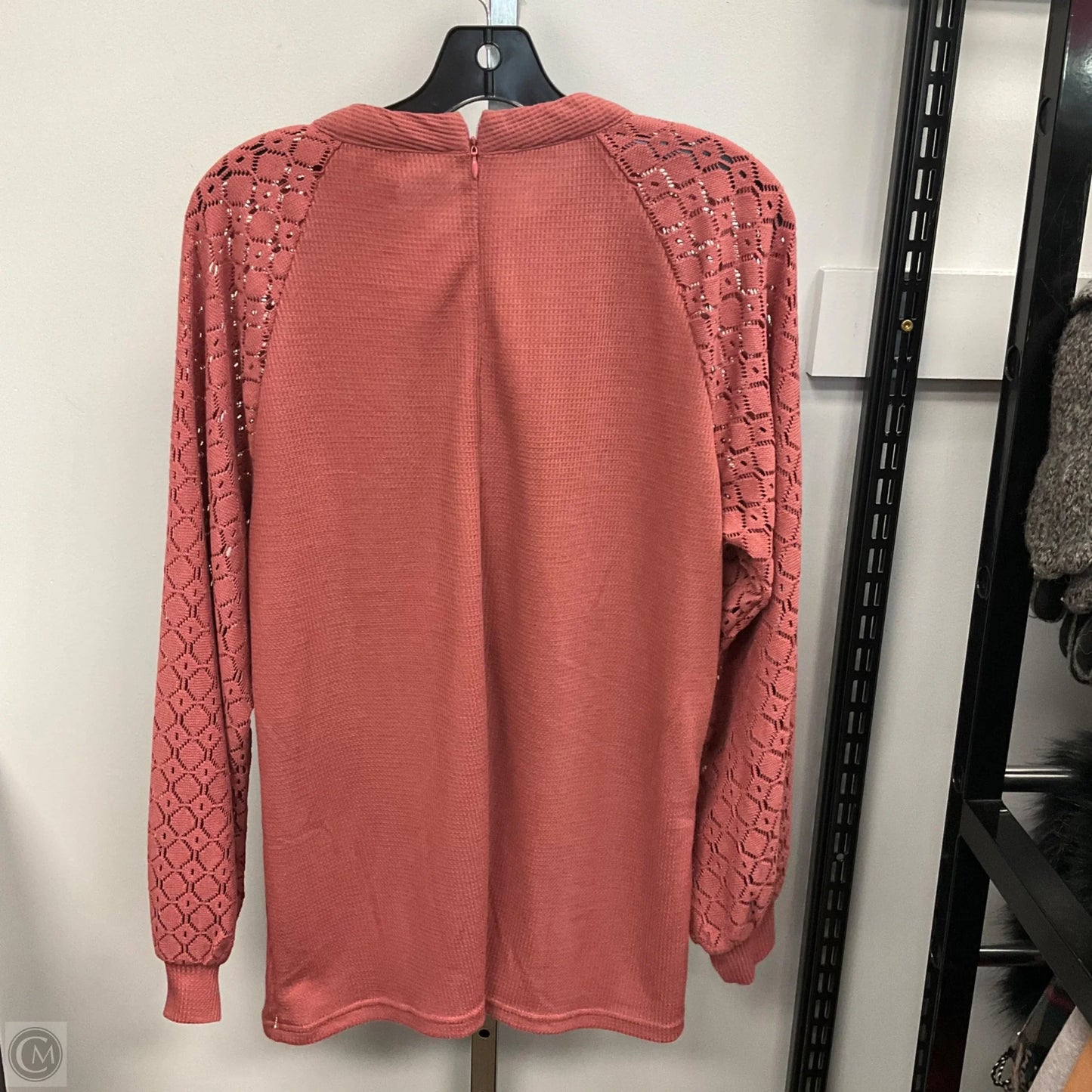 Top Long Sleeve By Miholl In Pink, Size: Xl
