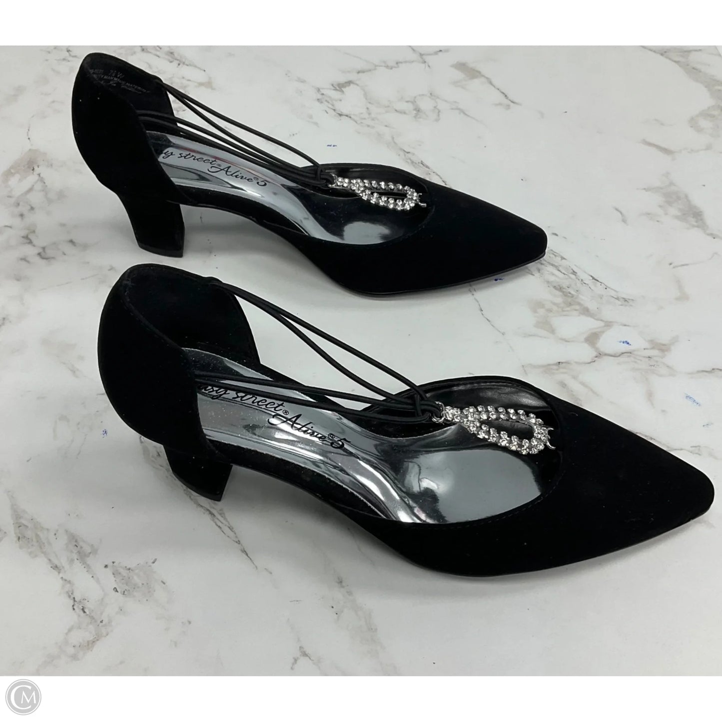 Shoes Heels Block By Easy Street In Black, Size: 7.5