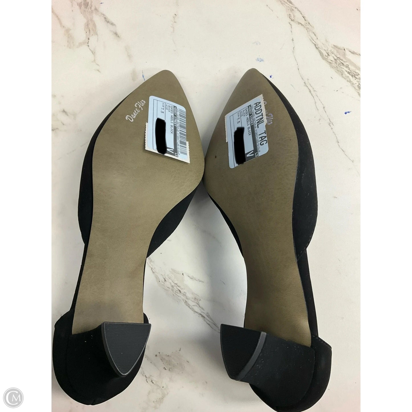Shoes Heels Block By Easy Street In Black, Size: 7.5