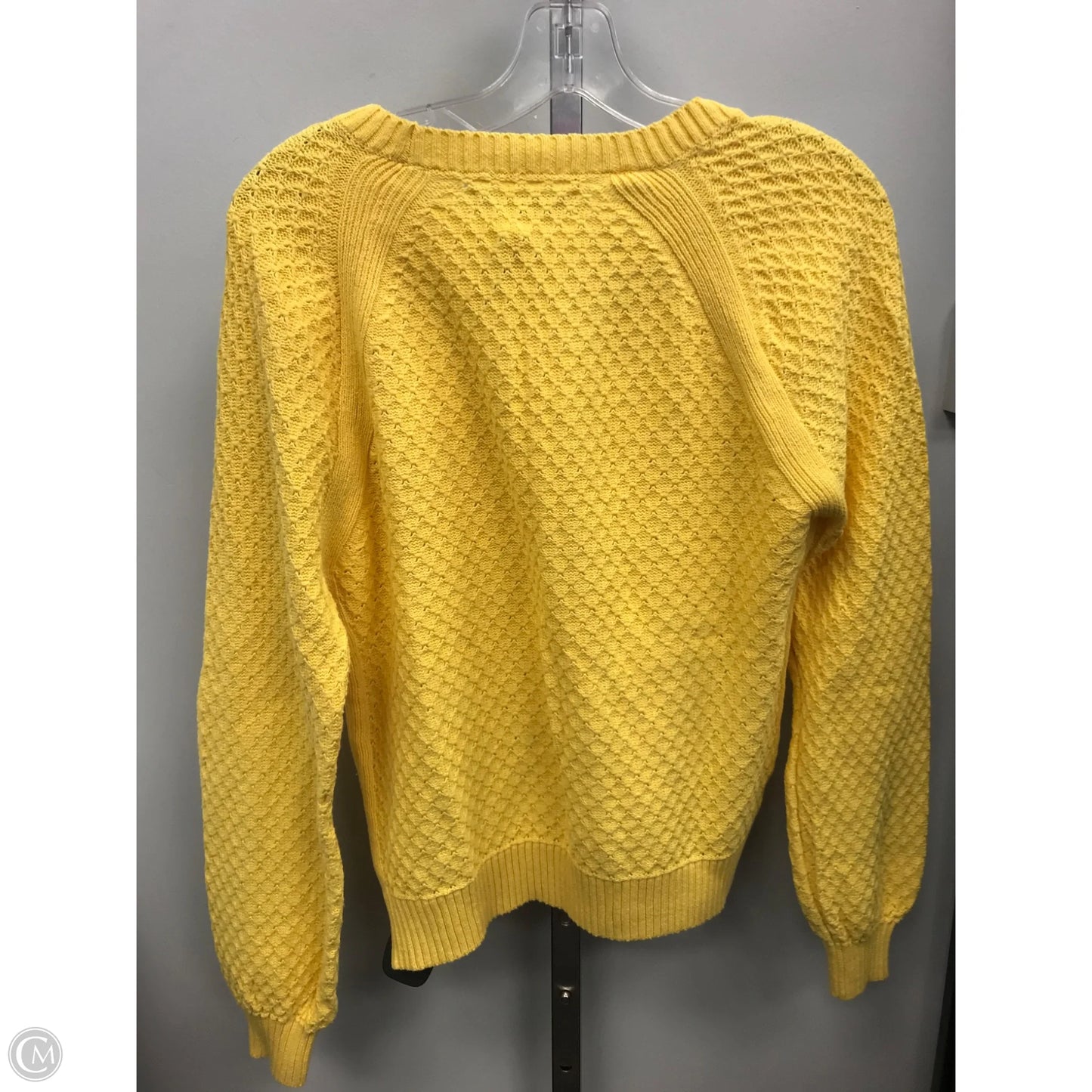 Sweater By Loft In Yellow, Size: M