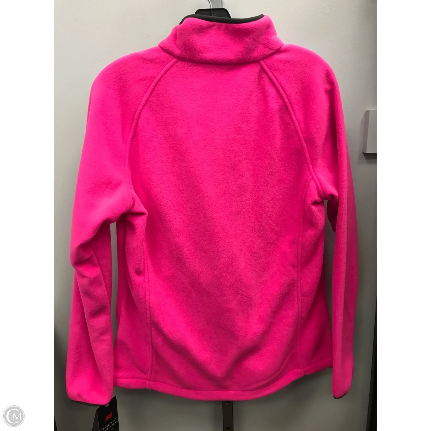 Jacket Fleece By New Balance In Pink, Size: M