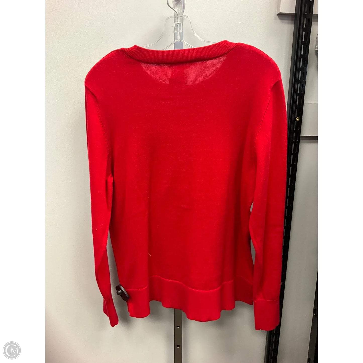 Sweater By Time And Tru In Red, Size: L