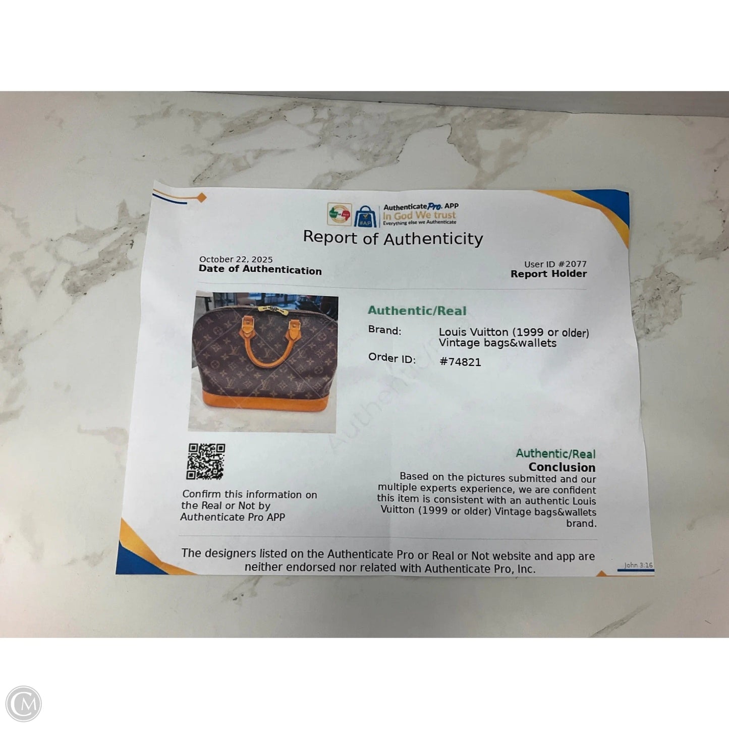 Handbag Luxury Designer By Louis Vuitton, Size: Medium