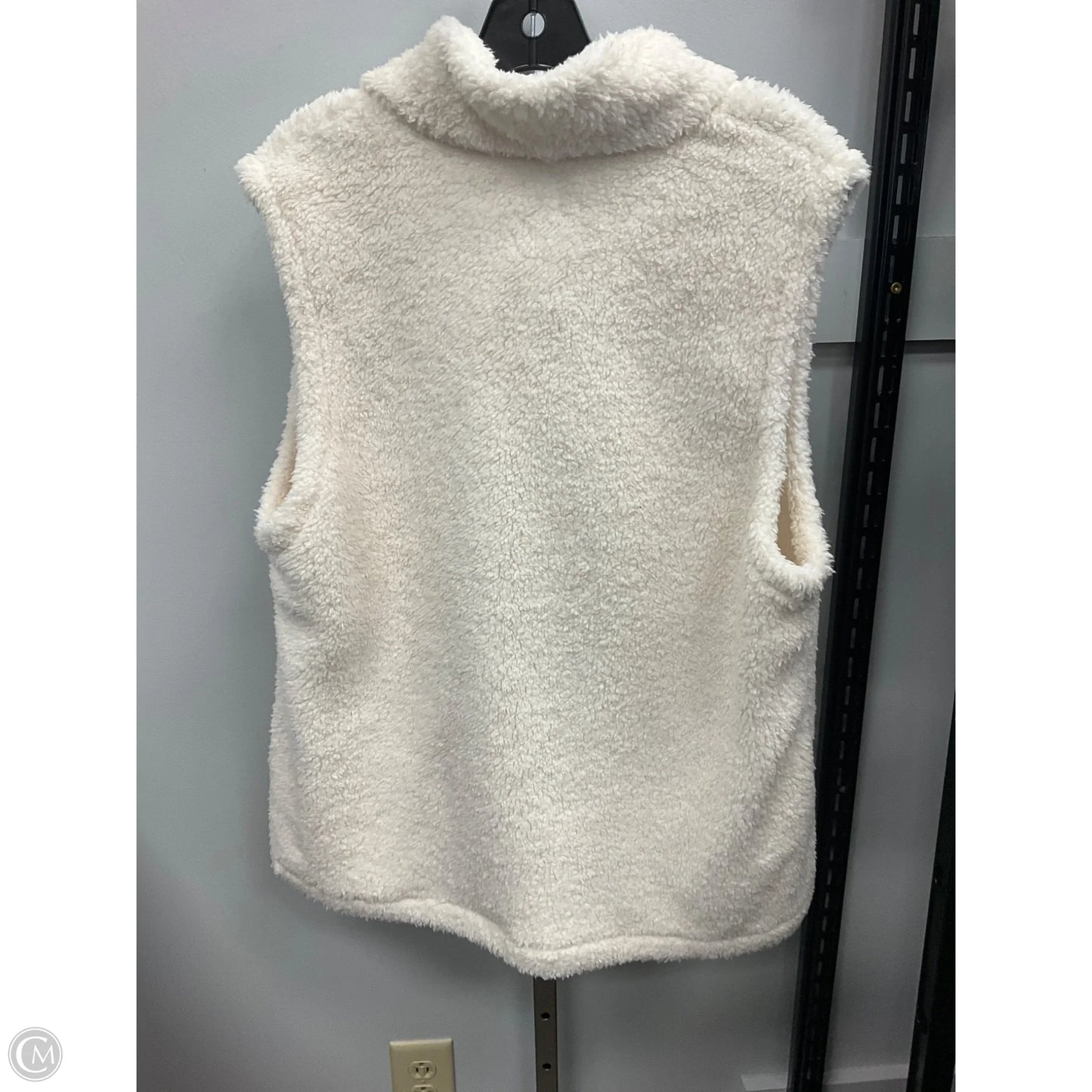 Vest Faux Fur & Sherpa By Maurices In Cream, Size: Xl