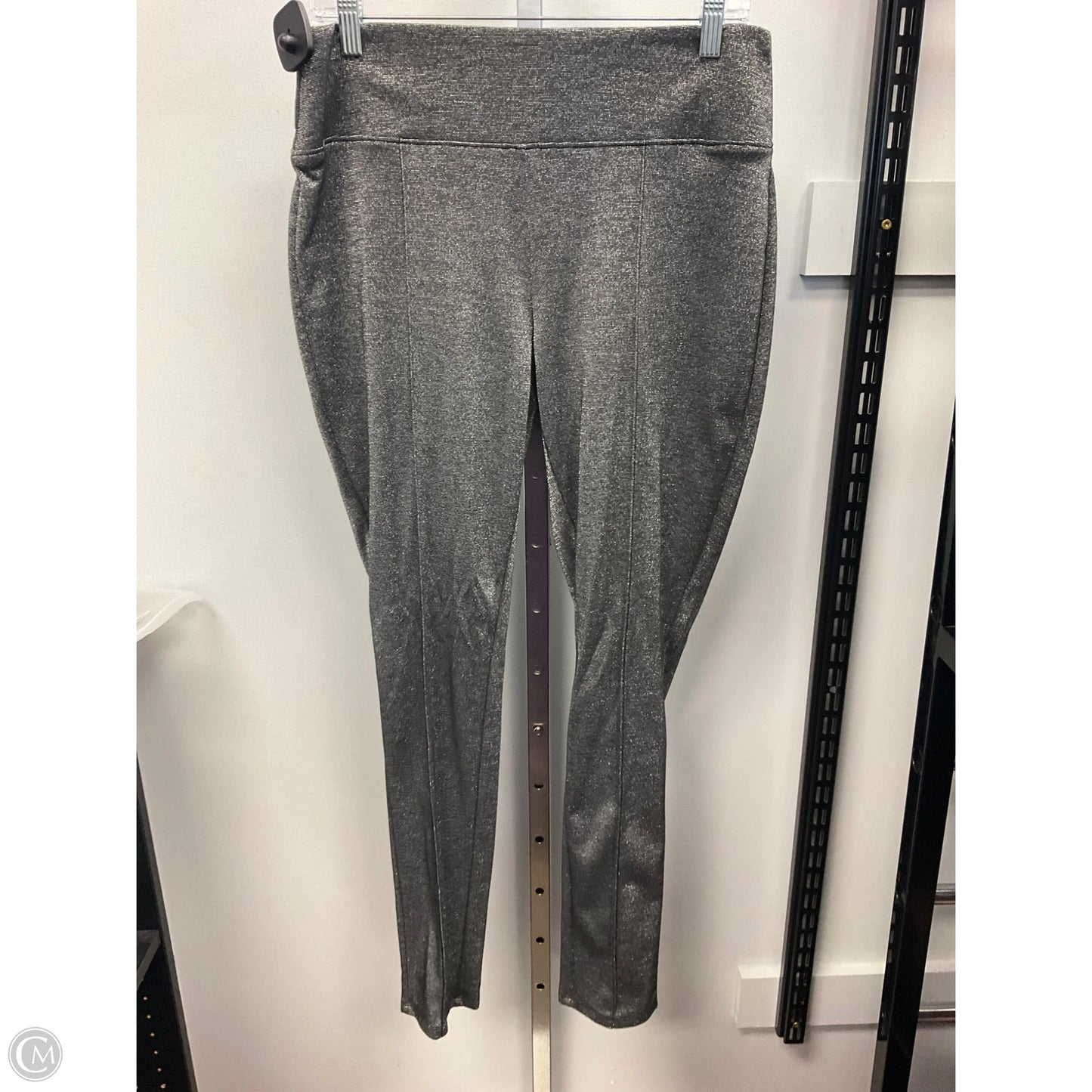 Pants Leggings By Apt 9 In Silver, Size: L