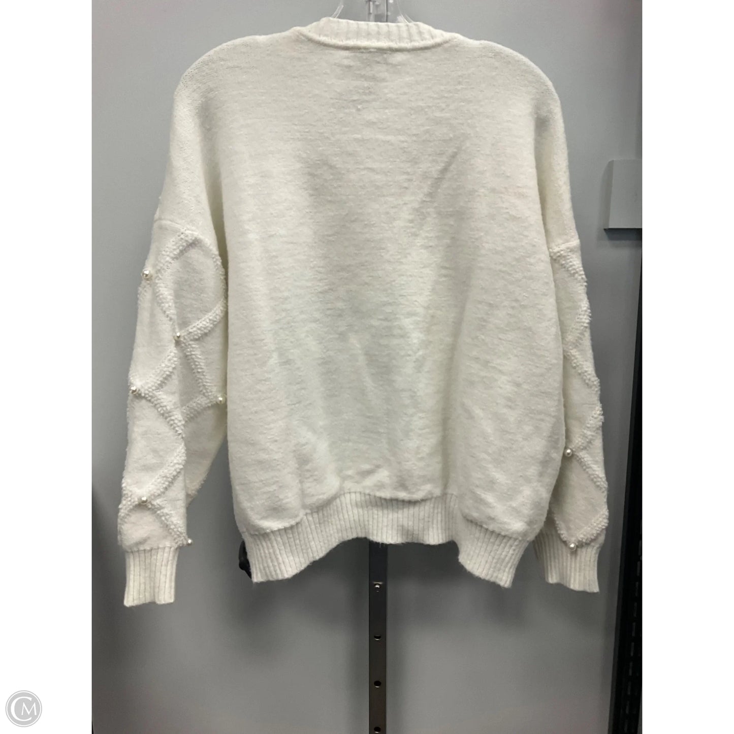 Sweater By Nanette Lepore In White, Size: Xl